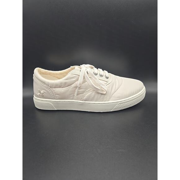 Lucky Brand Womens Katori Sneaker Wind Chime White Nylon Low Top Shoes 8.5M - Picture 1 of 5